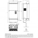 Falownik wektorowy 132kW 3-fazowy 460VAC Delta Electronics VFD1320C43A